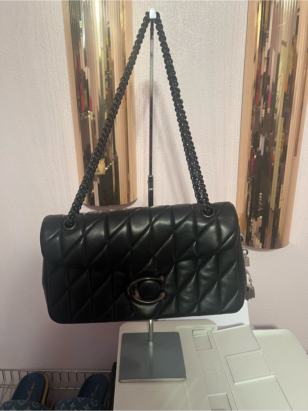 Coach Black Tabby 36